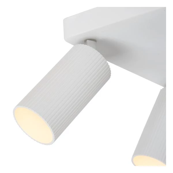 Lucide CLUBS - Ceiling spotlight - 4xGU10 - White - detail 1